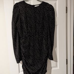 NWOT Polka Dot Bodycon Long Sleeve Dress